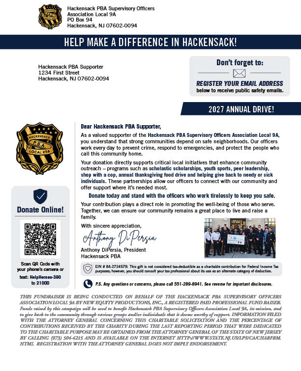 Donation Letter